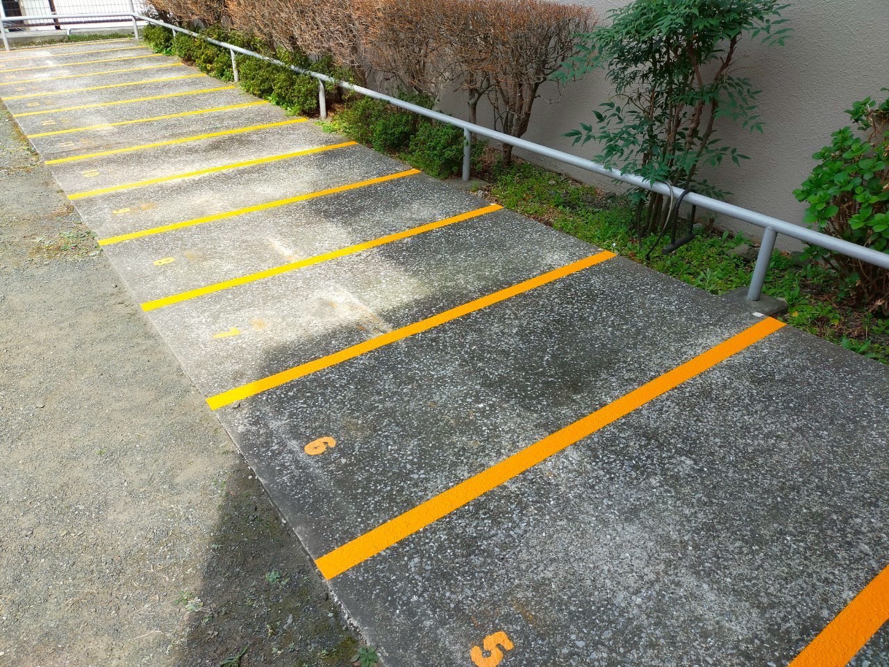 駐車場ライン塗装